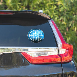Adesivo Névoa emblem monograma em estrela de pântano
