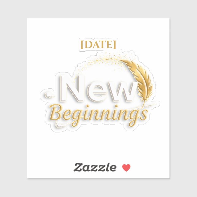 Adesivo New Beginnings Sticker / Sticker Nuevos Comienzos (Folha)