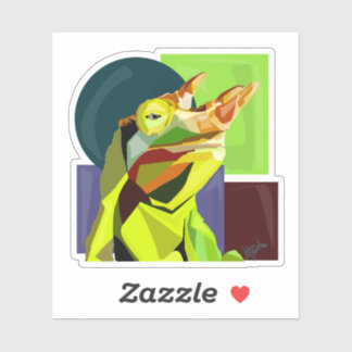 Adesivo New Cham On The Block—Jackson’s Chameleon 