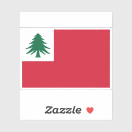 Adesivo New England Pine Tree Flag