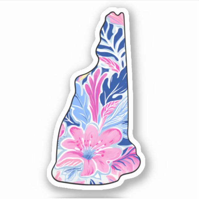 Adesivo New Hampshire - Summer Sticker - Lilly Inspirou (Frente)
