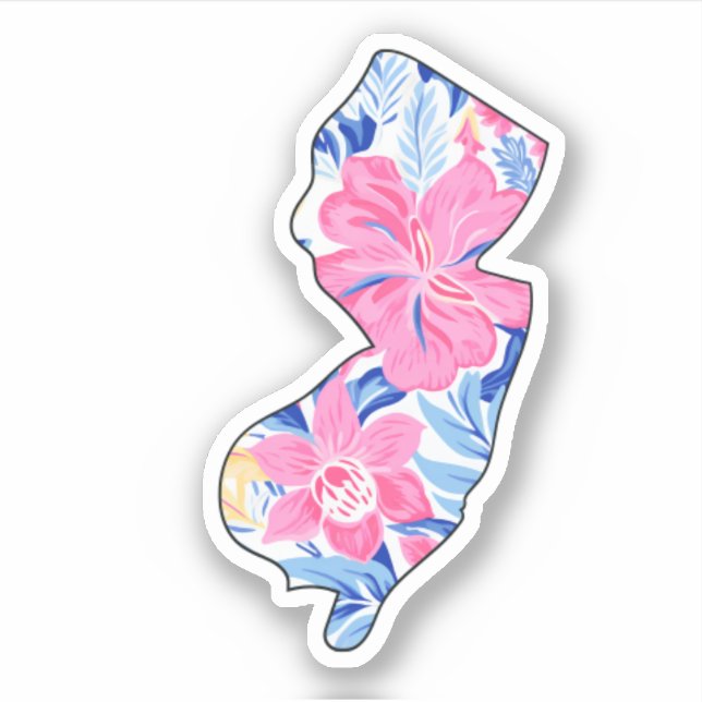 Adesivo New Jersey - Summer Sticker - Lilly Inspirado (Frente)