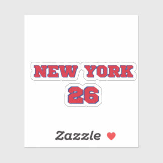 Adesivo New York 26 Athletic Spirit Sticker - NYC 2026 