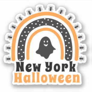 Adesivo New York Rainbow Halloween Sticker