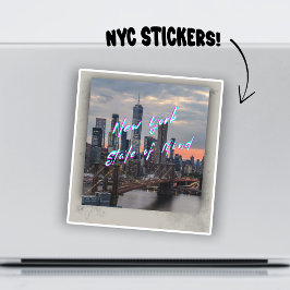 Adesivo New York State of Mind Aesthetic vinyl Sticker 