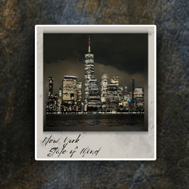 Adesivo New York State of Mind, City Lights vinyl Sticker 