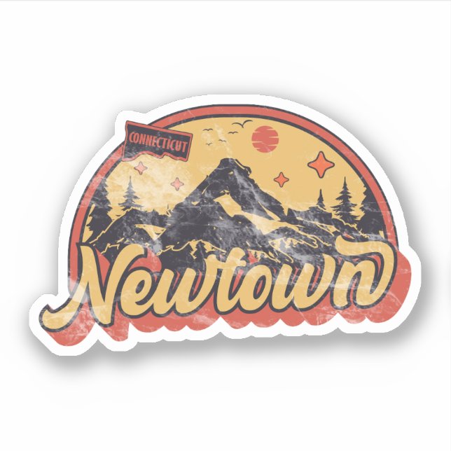 Adesivo Newington, Connecticut (Frente)