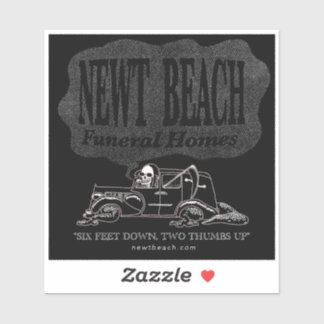 Adesivo "Newt Beach Funeral Homes"