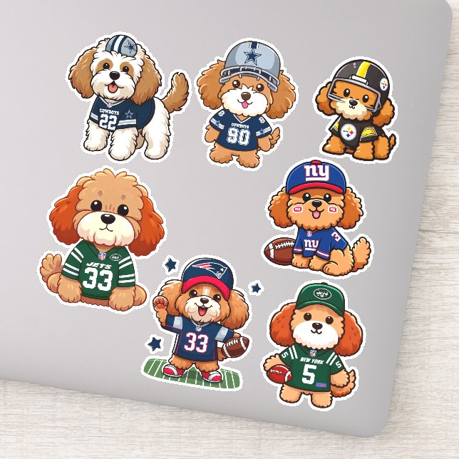 Adesivo NFL Cavoodles (Detalhe)