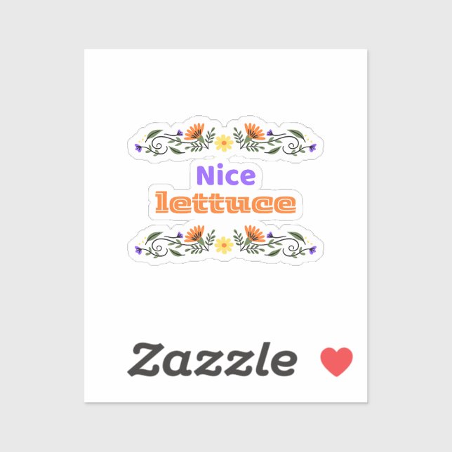 Adesivo Nice Lettuce Best Chirps Hockey Sticker (Folha)