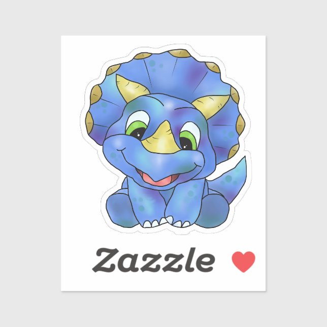 Adesivo niedlicher Dino (Folha)