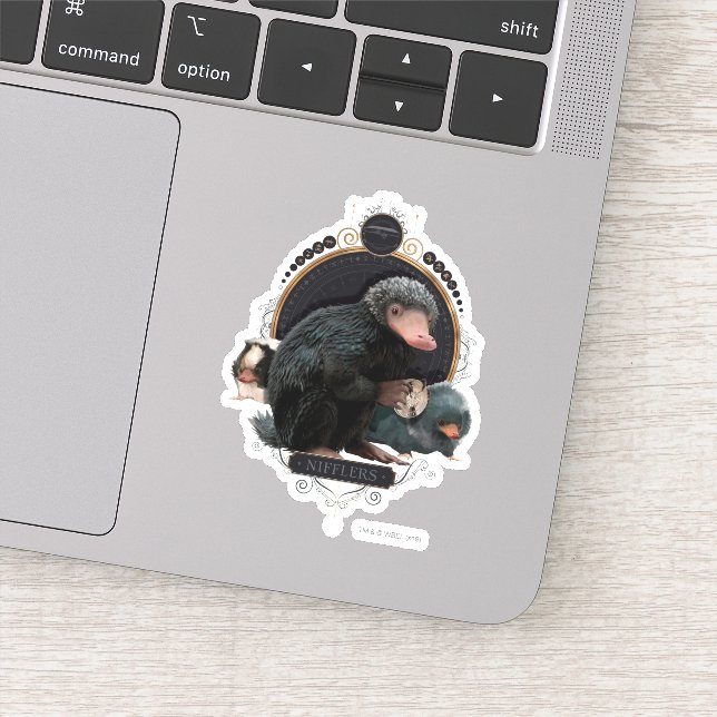 Adesivo NIFFLER™ s Art Nouveau Retrato (Detalhe)