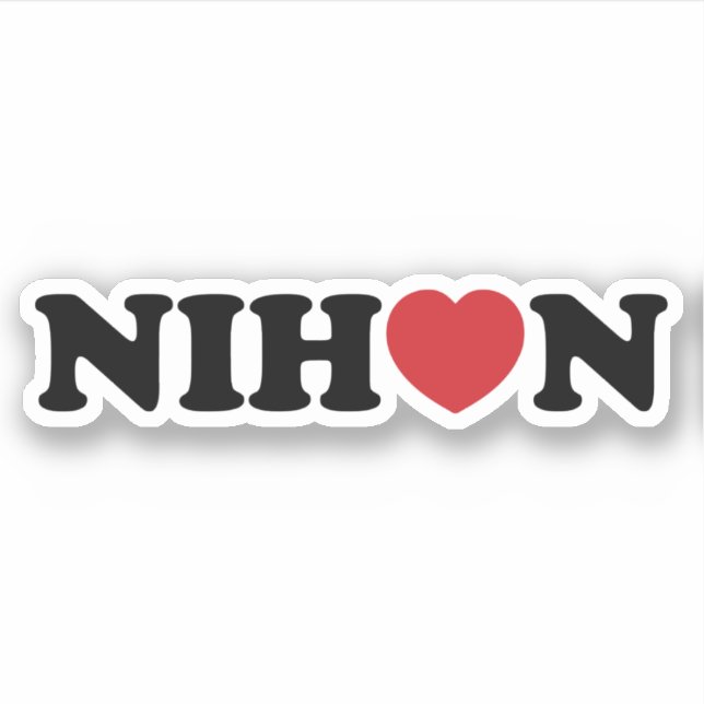 Adesivo Nihon Love Heart (Frente)