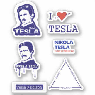 ADESIVO NIKOLA TESLA STICKERS