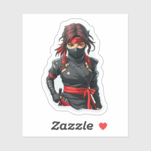 Adesivo Ninja Girl