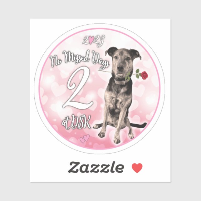 Adesivo NMD em DSK - Crachá Sticker de fevereiro de 2023 (Folha)