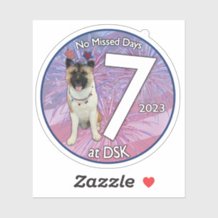 Adesivo NMD em DSK - Crachá Sticker de julho de 2023