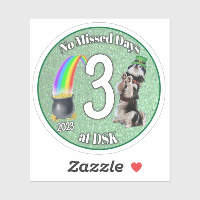 Adesivo NMD no DSK - Crachá Sticker de março de 2023 (Folha)