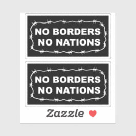 Adesivo No Borders No Nations Sticker Pack