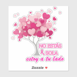 Adesivo No estás sola en lucha contra el Cáncer de mama