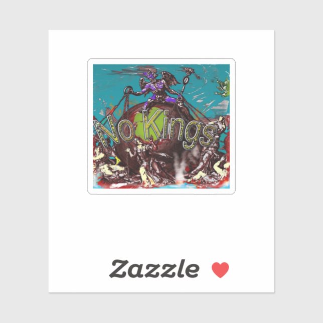 Adesivo No Kings Classic Modern Minimal Style (Folha)