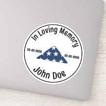 No Loving Memory Veteran Custom Cut Vinyl Sticker