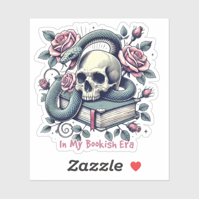 Adesivo No meu gótico da era da biblioteca (Folha)