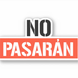 Adesivo No Pasaran