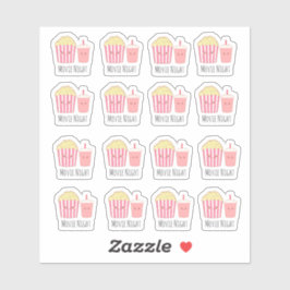 Adesivo Noite de Filme Adorável