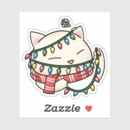 Adesivo Noite de Natal e Luzes de Natal Tangidas