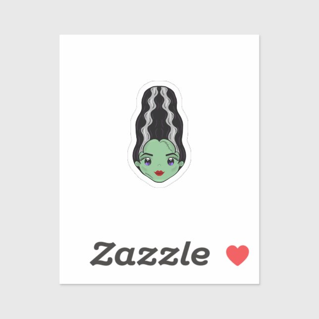 Adesivo Noiva de Frankenstein (Folha)