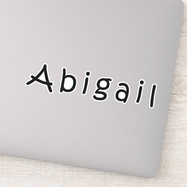 Adesivo Nome Abigail (Detalhe)
