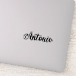 Adesivo Nome Antonio - Caligrafia manuscrita
