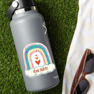 Adesivo Nome "Arco-íris" Inspirivity Sticker