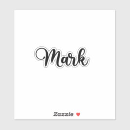 Adesivo Nome da Marca - Caligrafia Manuscrita