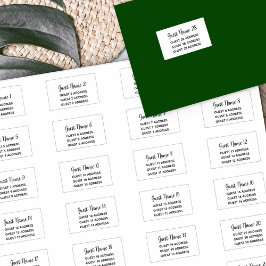 Adesivo Nome da Moeda e Endereço do Impressão do Convite 2