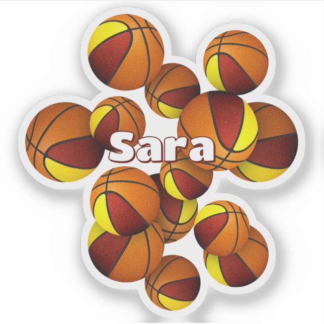 Adesivo nome das crianças na equipe de ouro de marrom colo (Frente)