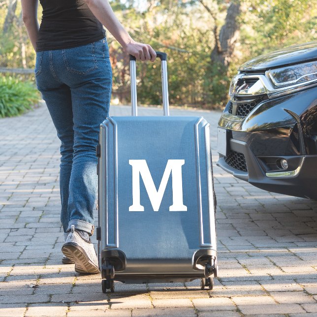 Adesivo Nome das Iniciais do Monograma Personalizado Minim (Mala Insitu)