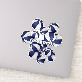 Adesivo nome de atleta no cluster de bolas de basquete bra