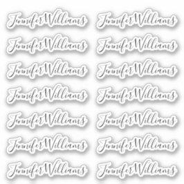 Adesivo Nome de letra de caligrafia moderna + bonita