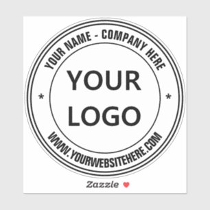 Adesivo Nome de logotipo personalizado Site Stick Seu Prom