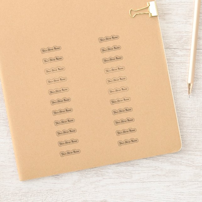 Adesivo Nome de Loja Personalizado Multi (Notebook)