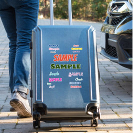 Adesivo Nome divertido Inspirividade do Pacote de Variedad