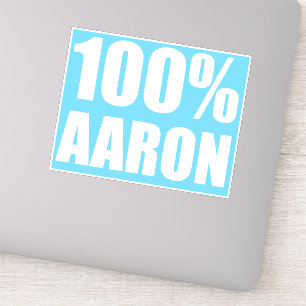 Adesivo Nome do Aaron