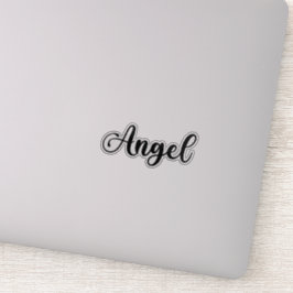 Adesivo Nome do anjo - Caligrafia manuscrita