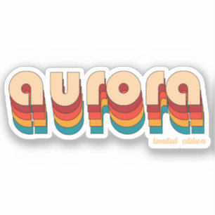Adesivo Nome do Aurora Retroativo