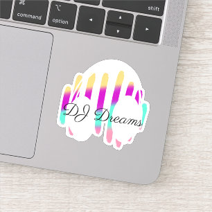 Adesivo Nome do costume da música das ondas sadias dos