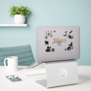 Adesivo Nome do Dia das Bruxas