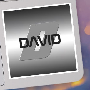 Adesivo Nome e monograma personalizáveis Legal