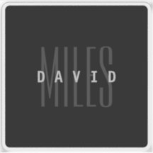 Nome e sobrenome Moderno Sobreposto